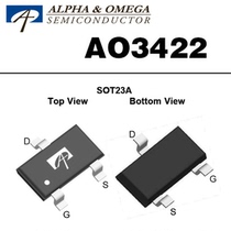 AOS US Bandai SOT-23 A03422 AO3422 MOS transistor original channel 100% original