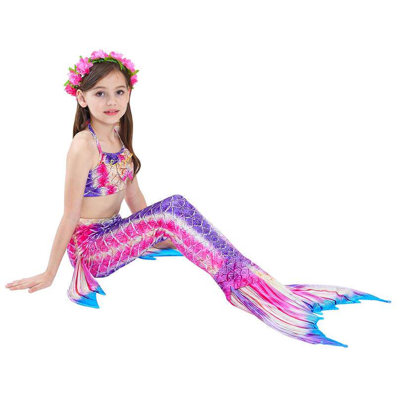 Купальный костюм / плавки 儿童美人鱼性格泳衣泳装比基尼欧美沙滩温泉三件套游泳衣夏装 Other