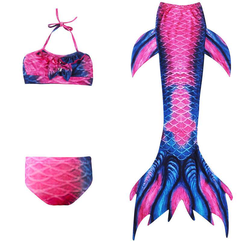 Купальный костюм / плавки 儿童美人鱼性格泳衣泳装比基尼欧美沙滩温泉三件套游泳衣夏装 Other