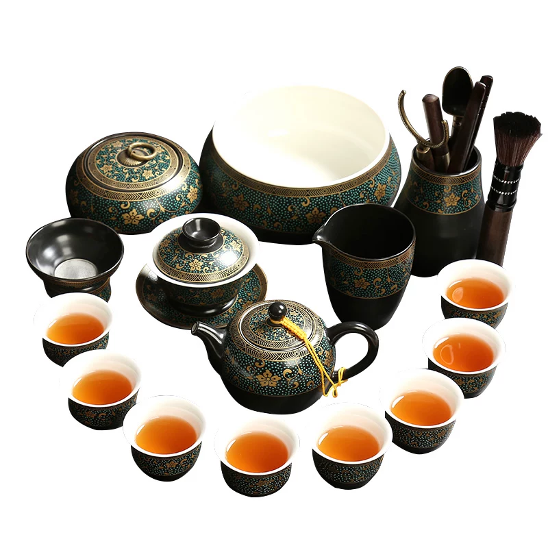 Высококлассный чайный набор, керамический чайник, чашка для чая, gift box