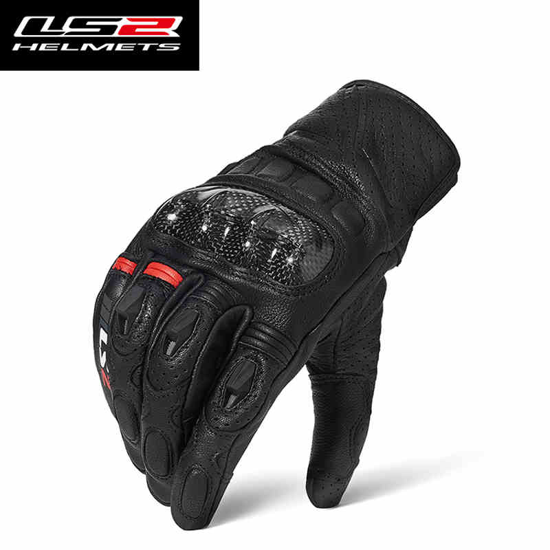 LS2 Riding Gloves Carbon Fiber Locomotive Male and female Seasons Windproof locomotive Summer anti-fall racing rider equipment