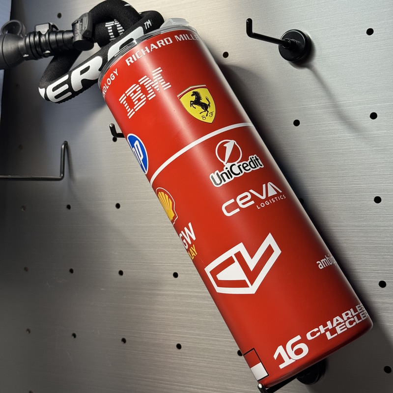 F1 Water Cup Ice Cup DIY Stainless Steel Thermos Cup No. 16 Driver Leclerc F1 Peripheral Gifts