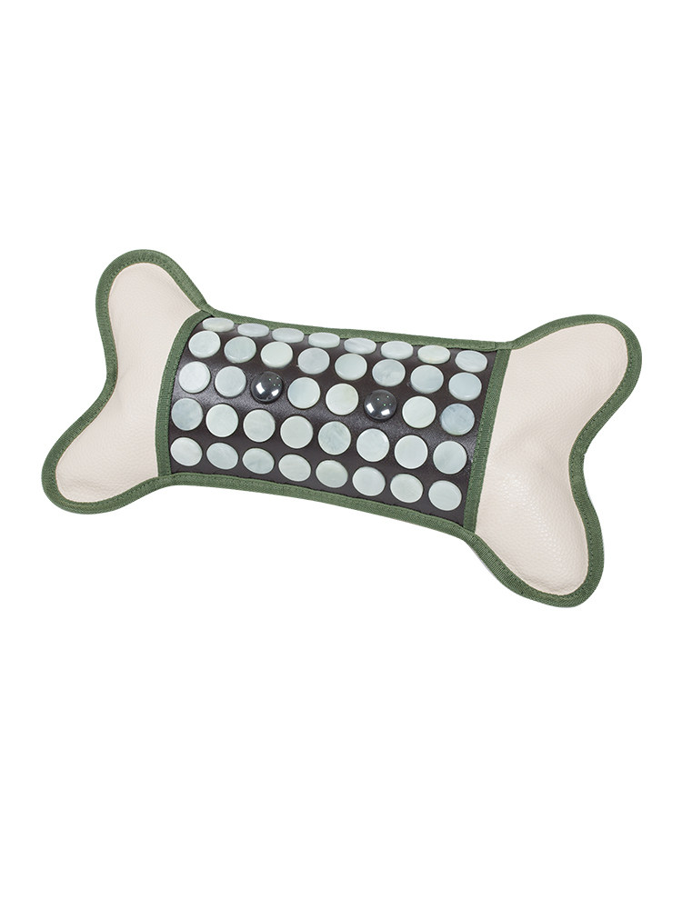 Round neck pillow heating traction buckwheat skin hard pillow male and female candy cylindrical hot compress single sleeping cervical pillow