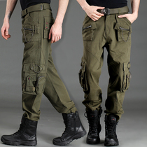  Freelancer outdoor camouflage pants mens casual loose army green pants multi-pocket hip-hop fashion overalls trend
