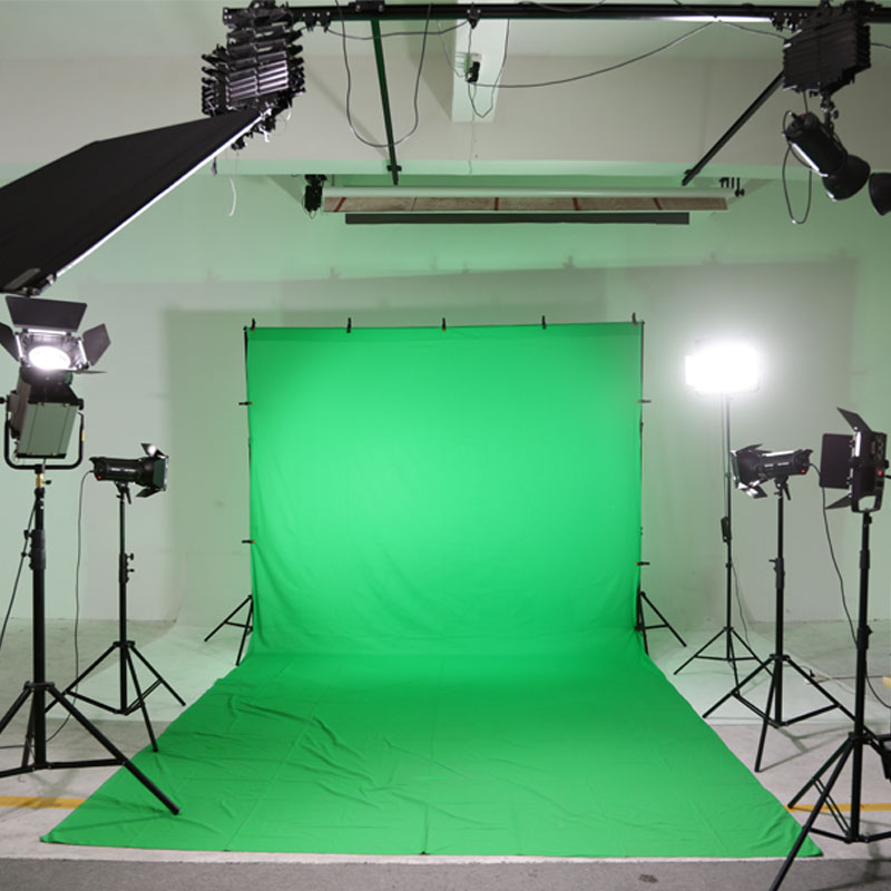 Green screen matting cloth professional matting custom background cloth studio photography photo background cloth bracket film and television special effects props video live background curtain matting opaque green cloth