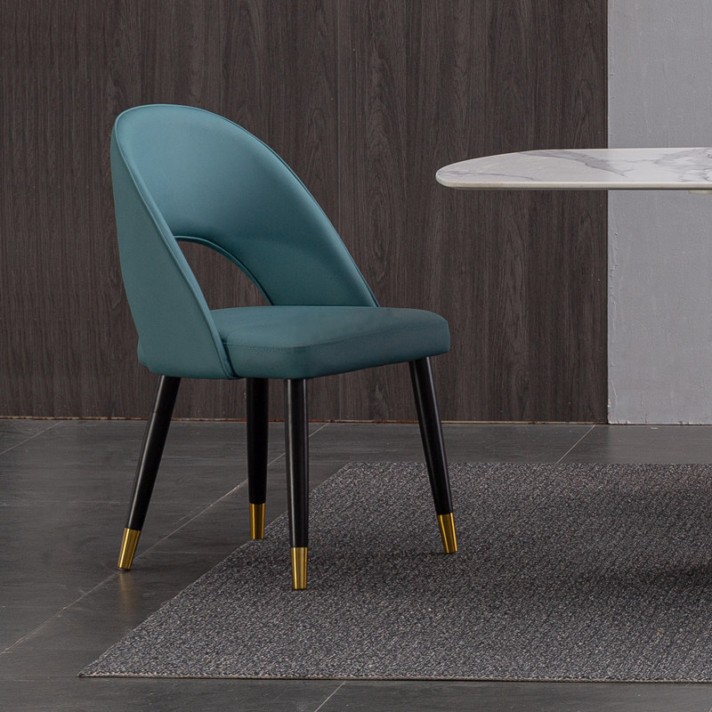 Modern Light Luxury Home Chair Simple Backrest Creative Dining Chair Nordic Style Leisure Mahjong Chair Dining Table Hotel Stool