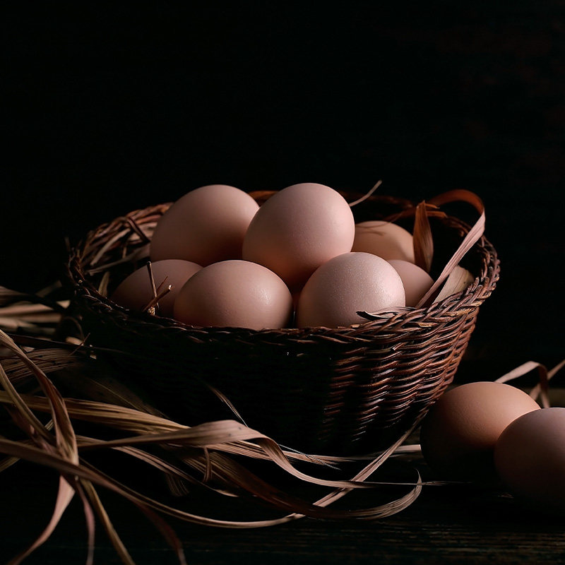 百年栗园 AA+级 北京油鸡蛋 土鸡蛋 60个共2700g盒装 天猫优惠券折后￥69包邮（￥149-80）