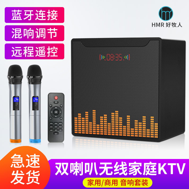 Home KTV Sound microphone Microphones full set Karok machines Equipment mobile phone TV Practicing Song Living Room Point Song Machine