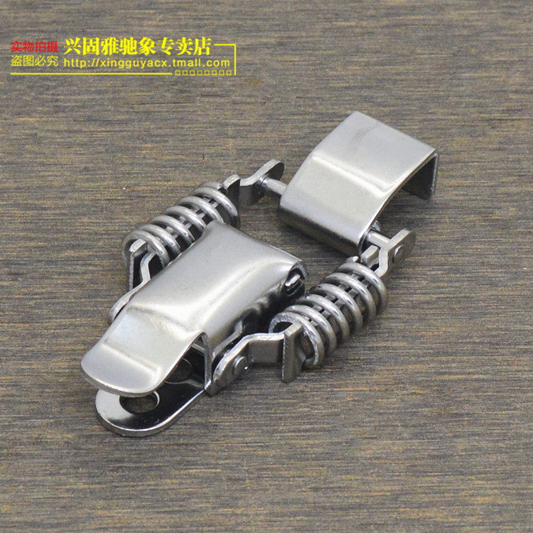 Xingguya 304 stainless steel buckle Spring buckle Box buckle Toolbox lock buckle bag accessories small