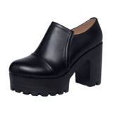 Демисезонный водонепроницаемый манекен головы на высоком каблуке на платформе, ципао, обувь, из натуральной кожи