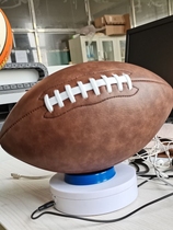 High-end F9 standard No. 9 unlabeled American retro rugby non-slip PU fabric ornaments for adult training competitions