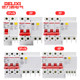 Delixi leakage protector DZ47SLE household three-phase leakage protection 32A circuit breaker 63A air switch open