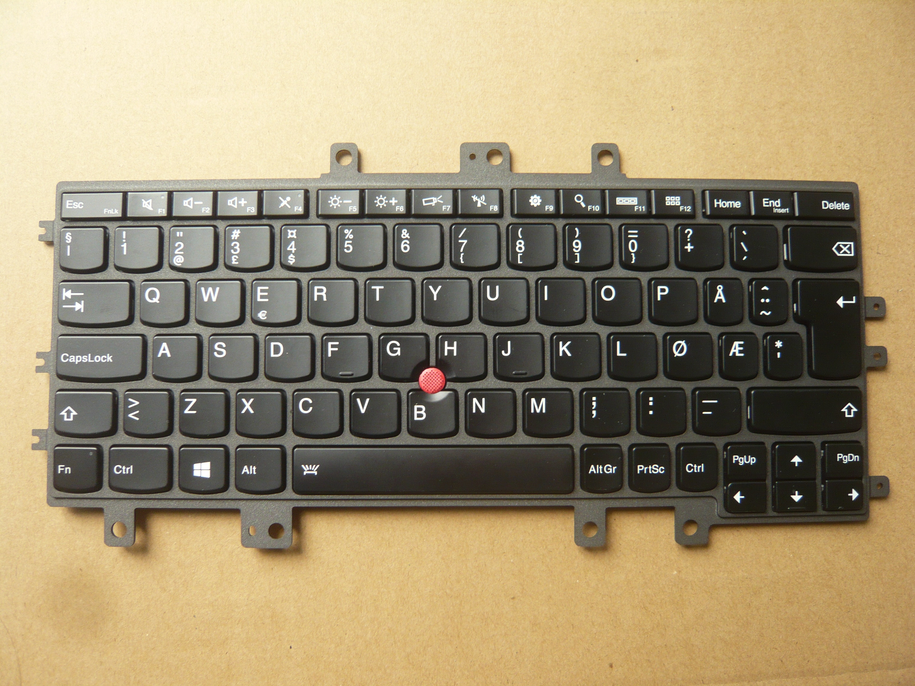 THINKPAD X1 HELIX 2 Generation New Original Backlight Norwegian Keyboard NO Keyboard