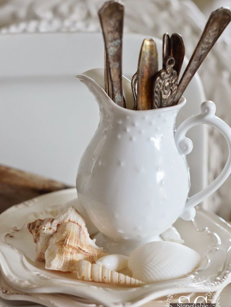 Fat Rabbit Beauty Home Export European Method Romantic Ceramic Relief 1 4 Inch Sleeve Wrench Bird Stars Milk Jug Cold Kettle Vases