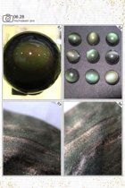 (Gem color) Advanced handmade modulating color eye black dazzling gold powder color ink 3 bottles