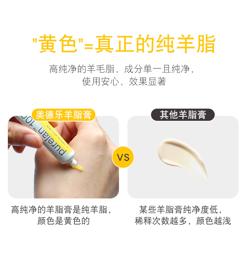 瑞士原装进口 美德乐 Medela 99.5%纯羊脂膏 37g 适用乳头干燥不适 图2