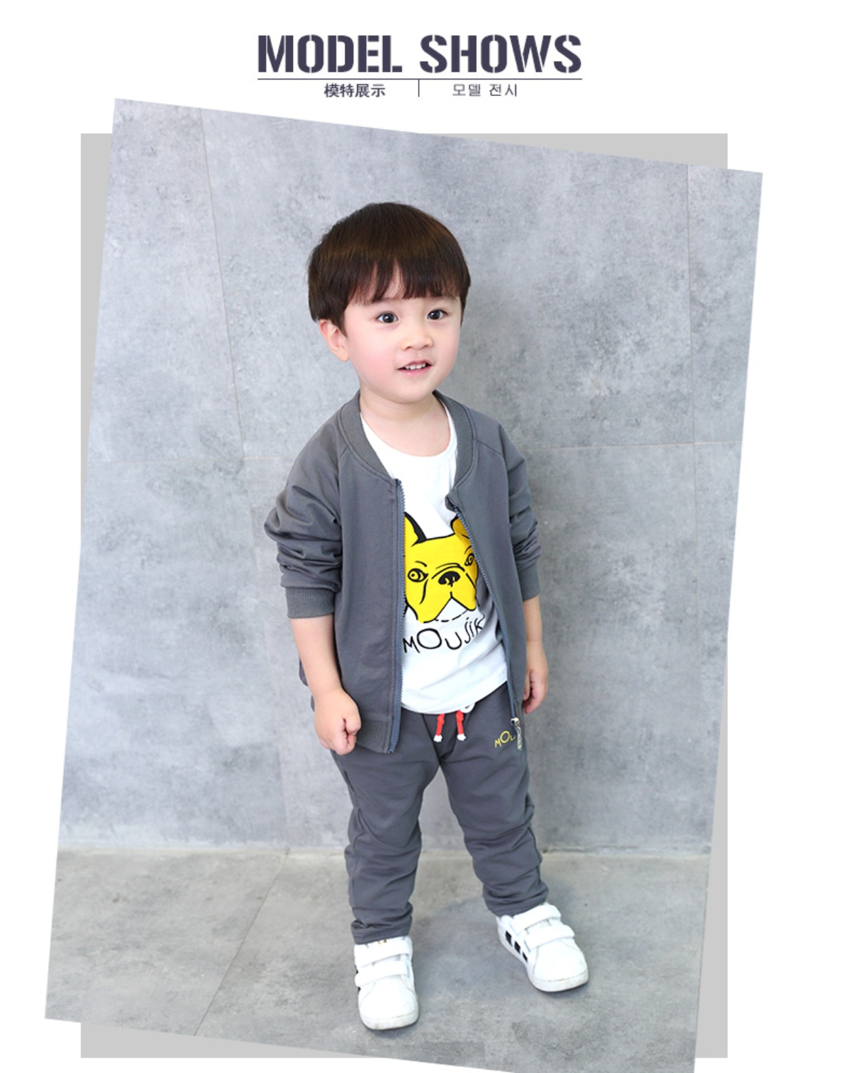 Bộ đồ mùa xuân cho bé trai 2018 Bộ quần áo trẻ em mới cho bé áo khoác giản dị 3-5-7 tuổi áo dài tay ba mảnh đồ bơi cho bé trai
