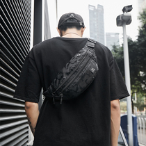 Shoulder Bag Mens chest bag summer mens running bag casual shoulder bag ins tide bag satchel sports backpack chest bag