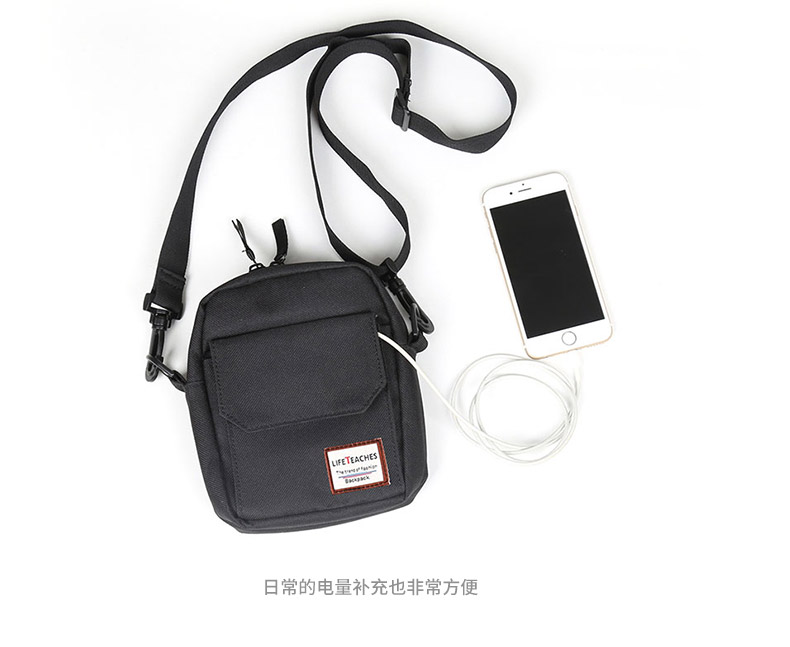 Light rider triều thương hiệu một vai nam túi nhỏ đa chức năng hộ chiếu tài liệu gói mini điện thoại di động túi Messenger ví đựng thẻ nhiều ngăn