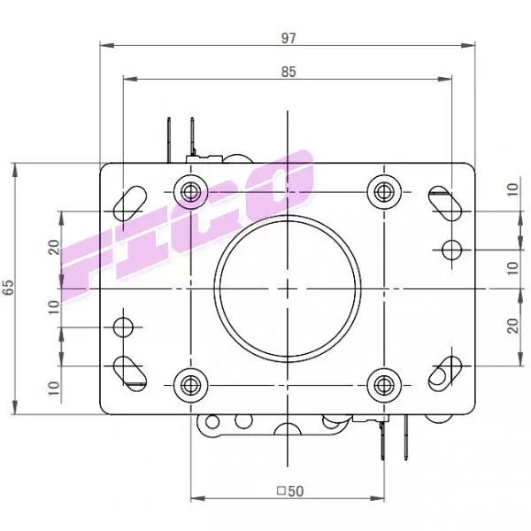 ZIPPYY arcade joystick phụ kiện trong nước giả nước rocker dài jumper nhỏ tám chiều vuông tập tin boutique