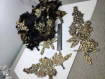 F9 stock defective lace accessories 7 yuan per pound 0 535kg flower applique pieces