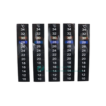 Fish tank water thermometer sticker thermometer high precision aquarium induction thermometer range 10-34 degrees monolithic