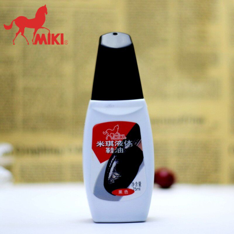 Counter Miqi liquid shoe polish with sponge head Water agent Maintenance oil Color supplement Jacket oil