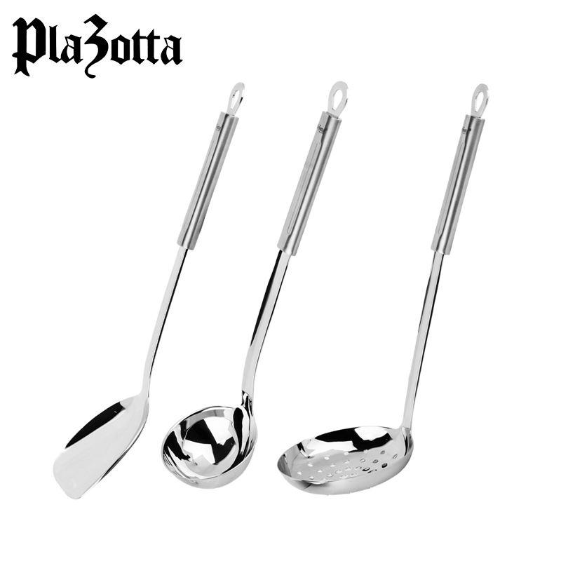 German plazotta 304 stainless steel spatula, soup spoon, colander, cookware set, shovel spoon, full set of household