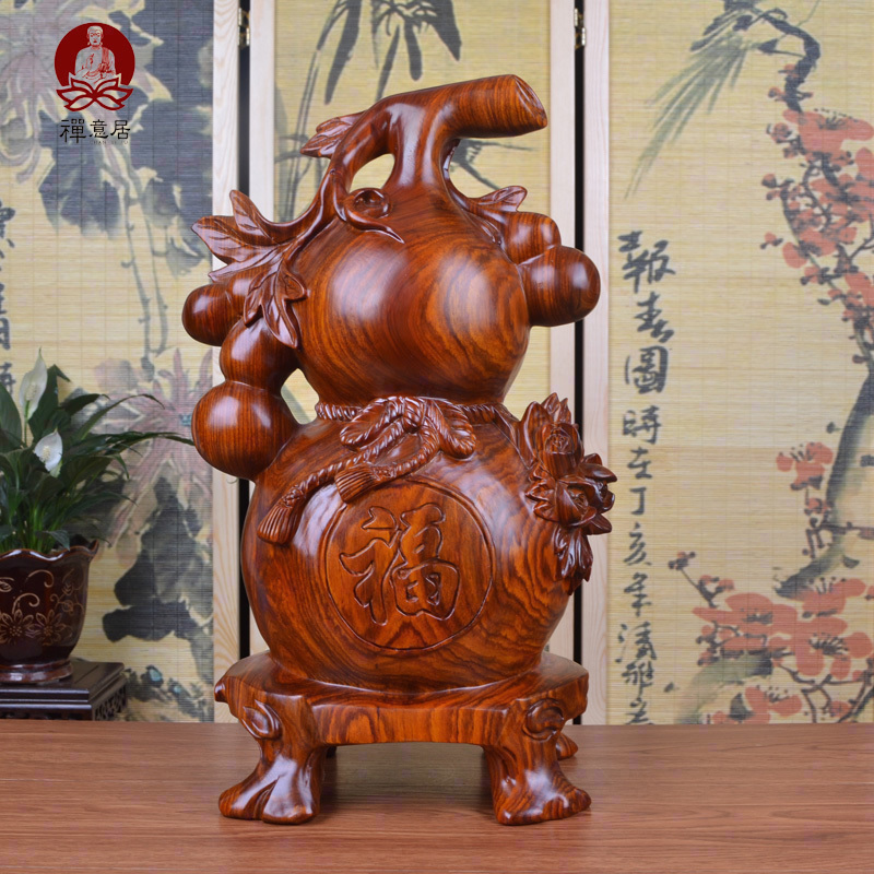 African Yellow Pear Wood Huang Wooden Huang Shing Ping Hanglu Luo Luo Gao Lighting Wood Carving Articles