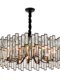 American-Style Light Luxury Living Room Lamp, Post-Modern and Elegant, Round Dining Room Lamp, K9 Crystal Lamp, Simple Nordic Chandelier