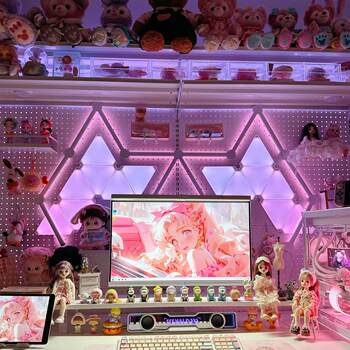 Rgb Smart Constellation Light Strip Led Splicing Light Sound-Activated Colorful Atmosphere E-Sports Room Bedroom Decorative Light Strip Wall Light