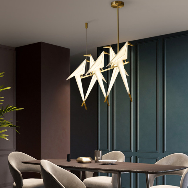 Postmodern Minimalist Industrial Style Nordic Cafe Clothing Store Restaurant Lamp Bar Counter Creative Bird Pendant Light