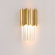 Postmodern minimalist light luxury and warm bedroom bedside crystal wall lamp villa living room hotel corridor aisle wall lamp