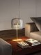 Scandinavian Post-Modern Creative Glass Led Living Room Table Lamp Art Bedside Bedroom Designer Model Room Lamps