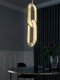 Light Luxury Minimalist Crystal Iron Chain Chandelier, Personalized and Creative Lighting for Dining Room, Living Room, Study, Bedroom, Multi-Layer Duplex Lighting Fixtures