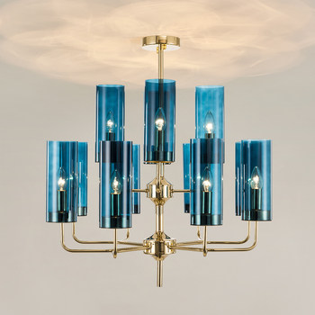 Postmodern Minimalist Creative Fashion Living Room Dining Room Lamp Nordic Villa Coffee Table Bedroom Designer Glass Chandelier