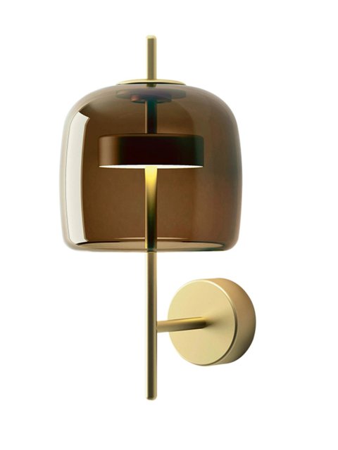 Postmodern Light Luxury Creative Simple Glass Warm Study Bedroom Corridor Aisle Nordic Designer Decorative Wall Lamp