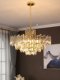 Post-Modern Light Luxury Chandelier, Italian Crystal Living Room Lamp, Nordic Modern Minimalist Dining Room Lamp, Luxurious Bedroom Lighting Fixtures