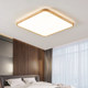 Scandinavian Ultra-Thin Master Bedroom Ceiling Lamp Solid Wood Living Room Round Modern Minimalist Room Aisle Balcony Led Lamps