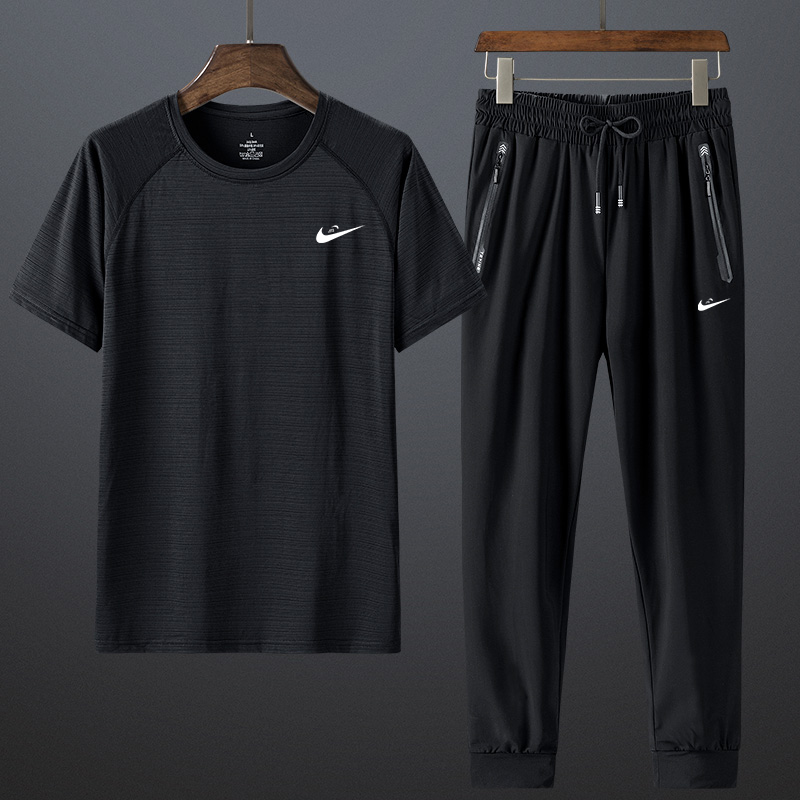 Nike new sports suit men's summer new men's casual sportswear short-sleeved quick-drying T-shirt running fitness