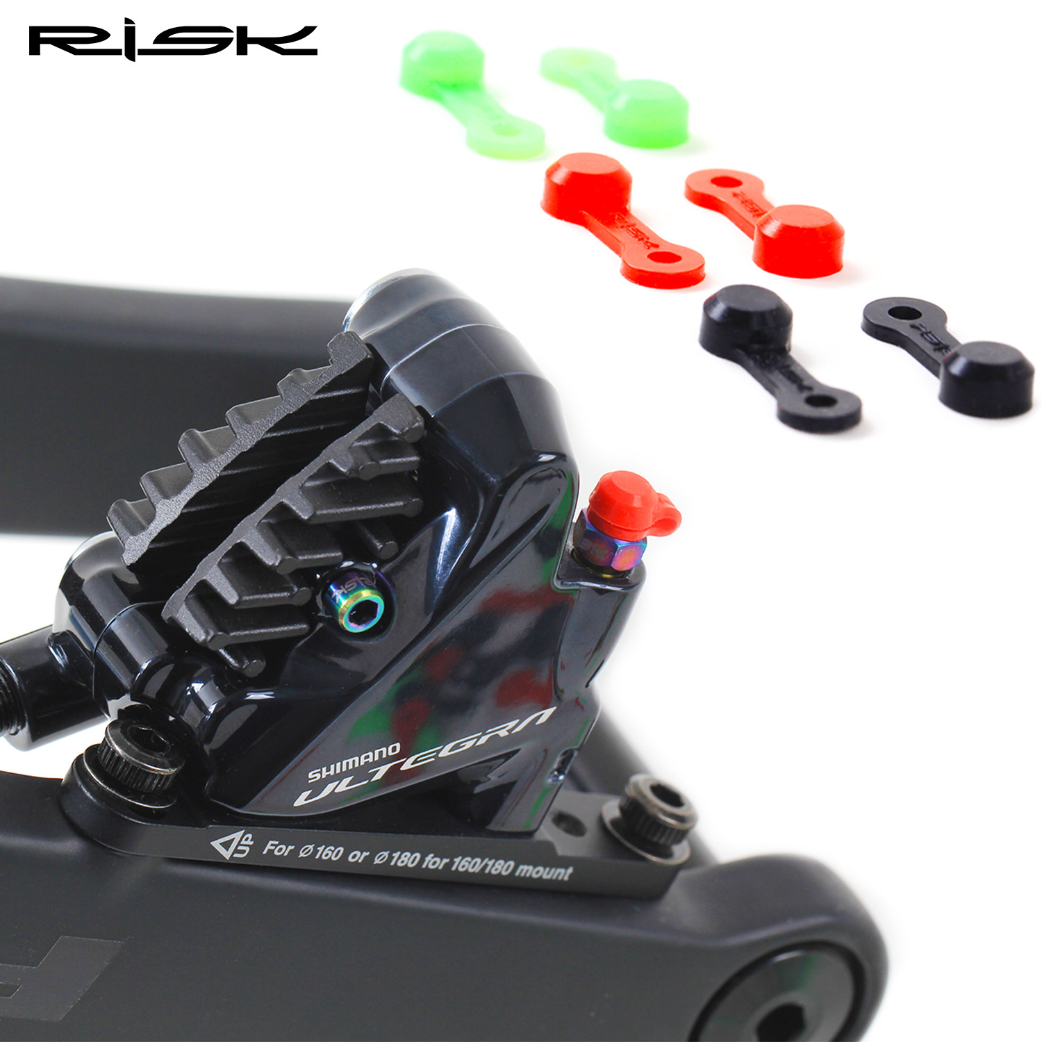 RISK Mountain road bike oil disc exhaust screw Dust cap Grease nozzle Rubber sleeveT Clip repair parts