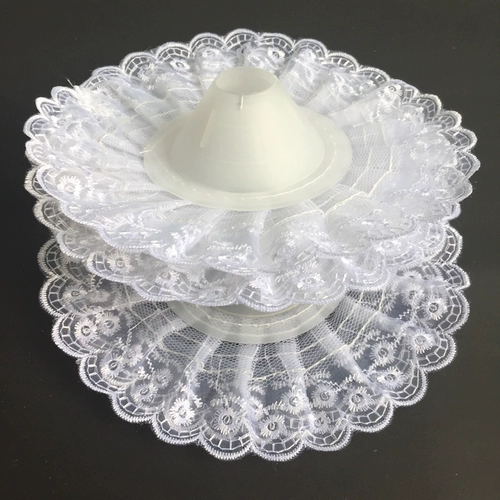 Цветочные упаковочные материалы с грязью цветочного типа свадебная невеста аксессуары цветочный шляпа шляпа Скульптура грязь два