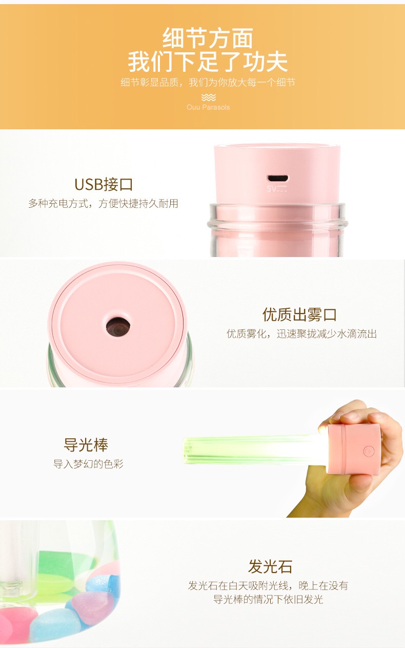 máy tạo độ ẩm usb Sáng tạo USB độ ẩm nhỏ phun nhỏ chúc chai nghiên cứu phòng ngủ phòng khách máy lọc không khí sinh nhật quà tặng - Máy giữ ẩm máy tạo độ ẩm innisfree