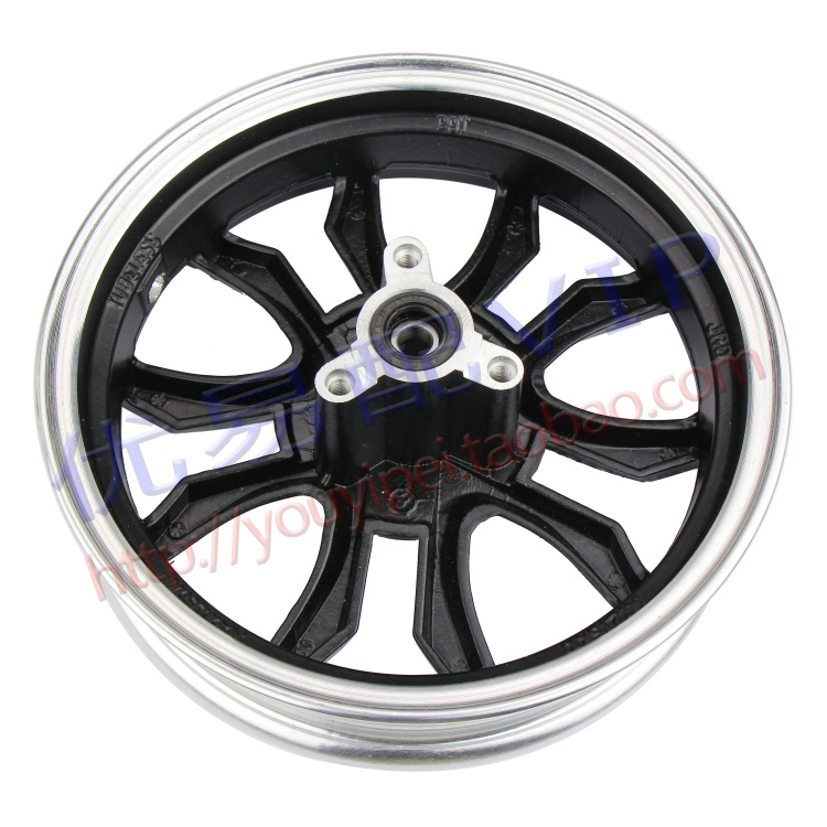 Xe máy WISP 100 bánh xe sửa đổi Bánh xe BMW chống nhanh Eagle 125 trước và sau vành thép 10 inch bánh xe bằng nhôm vành xe goshi