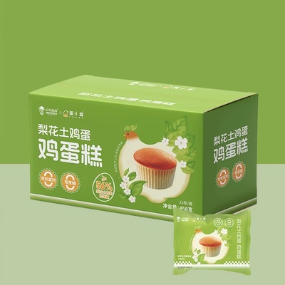 山羊叔叔梨花土鸡蛋蛋糕