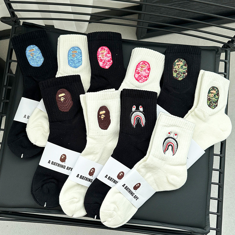 Ape Head Men's Socks Embroidered Towel Bottom Trbottomy Sports Socks Mid-Calf Socks Women's Running Socks Trbottomy Socks Couple Socks Ape Head Men's Socks Embroidered Towel Bottom Trbottomy Sports Socks Mid-Calf Socks Women's Running Socks Trbottomy Socks Couple Socks