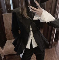 IAMCPLUS Sunny dark cool girl cut piece splicing outfit suit handsome street autumn fashion trend