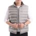 Mùa thu và mùa đông trung niên cộng với phân bón XL cotton vest nam trẻ trung và béo trung niên vest béo vai vest xuống bông áo khoác vest nam hàn quốc Áo vest cotton