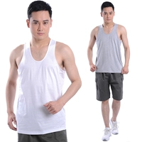 Mùa hè trung niên nam cotton sling trắng vest nam trung niên cotton áo len lỏng mồ hôi cũ cha các loại áo ba lỗ nam