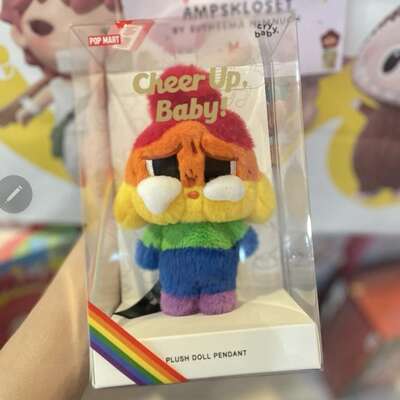 POPMART CRYBABY CHEER UP BABY Rainbow Series Crying Baby Plush Doll